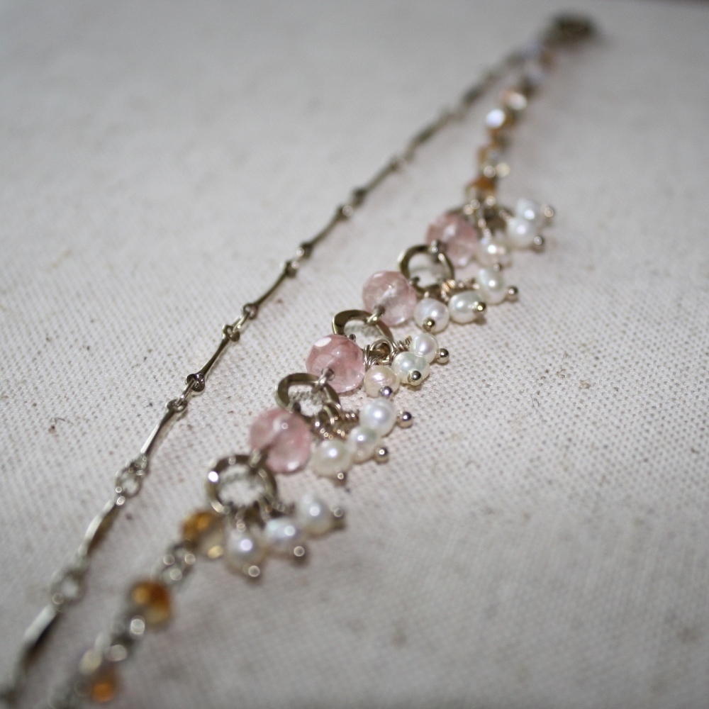 Petalette Two-Row Bracelet - Picture 1 of 3
